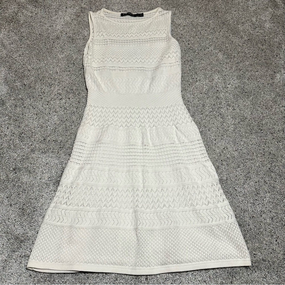 Lauren Ralph Lauren Sleeveless A-line Lace Dress - Petite XS